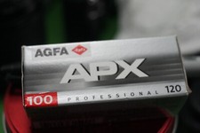 AGFA APX 100 PROFESSIONAL 120 FILM EXPIRED 1/2009 KEPT IN FREEZER SINCE 1/2000