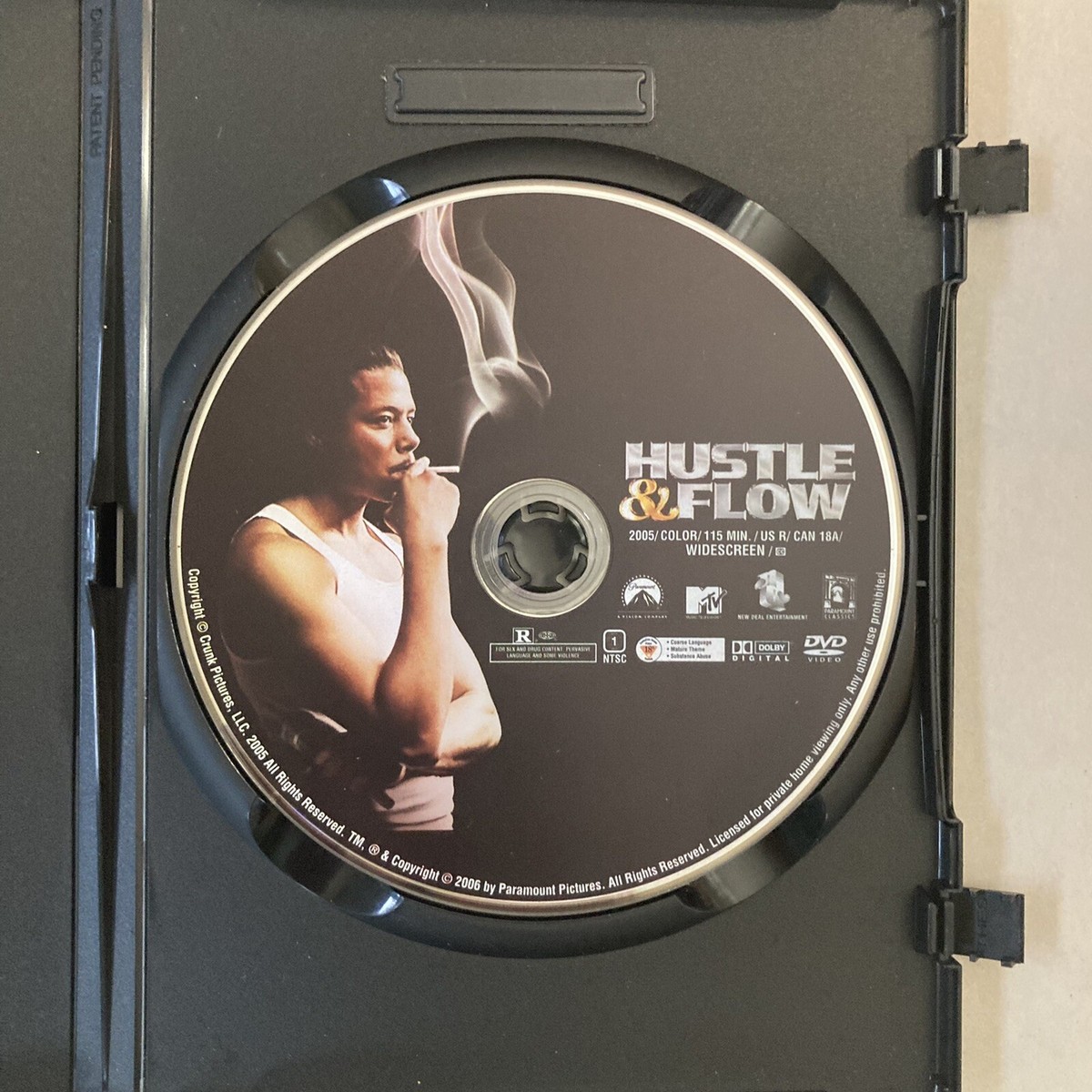 HUSTLE FLOW (DVD 2005) Terrence Howard, Pimp Aspires To Be