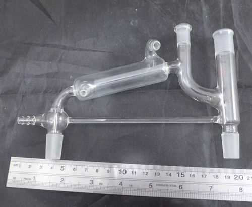 KIMBLE Kontes Claisen Distillation Head, 14/20 10/18 joints, 83mm West condenser