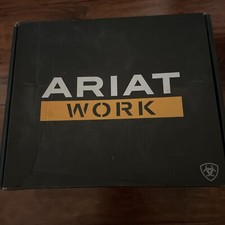 Ariat  Men's Workhog Square Composite Toe H2O Brown Work Boot 10020092