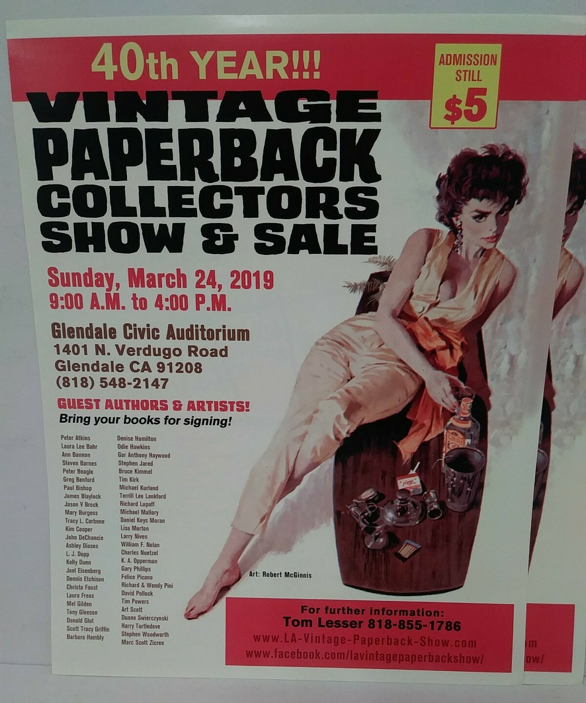 Vintage Paperback Collector Show Glendale California (2019) 7 Piece