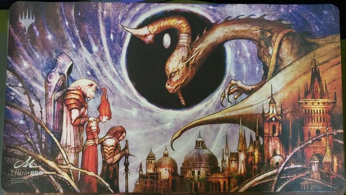 The answered Call Seb McKinnon プレイマット 新品 MTG Playmat Deliver Unto Evil Seb McKinnon Kickstarter NEW
