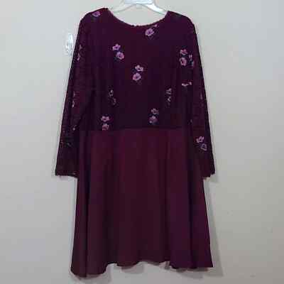 Modcloth Women's Ready To Bloom Lace Burgundy Dress Size 28 | eBay Modcloth Women's Ready To Bloom Lace Burgundy Dress Size 28 | eBay