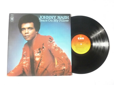 JOHNNY NASH ~ TEARS ON MY PILLOW ~ NrM/EX+ ~ 1975 UK SOUL VINYL LP ~ NICE AUDIO