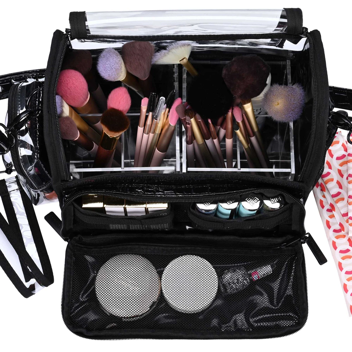 BYOOTIQUE Makeup Brush Case Stand-up Organizer Bag Artist Travel | eBay