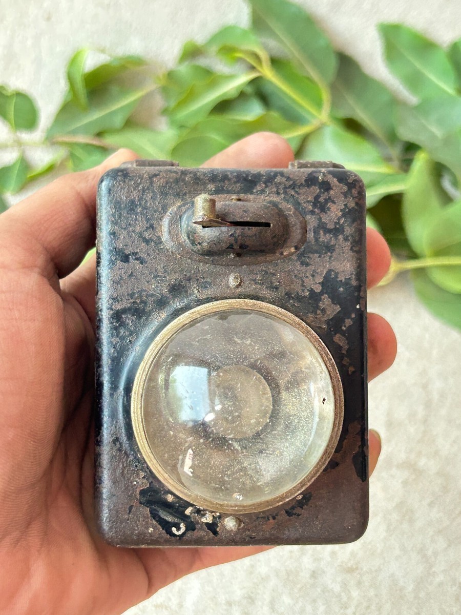 OLD Vintage WW2 Germany Flashlight Battery Operated Bicycle Light