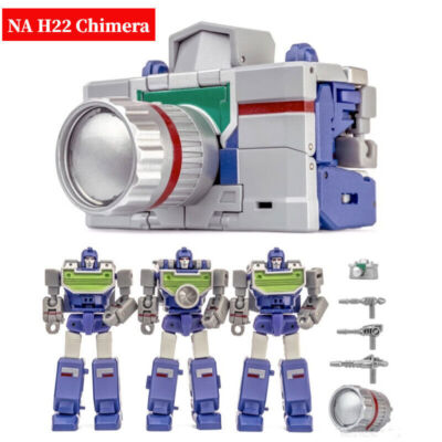 NewAge NA H22 Chimera H22G GoldenEye H22D RearWindow Robot Action Figure 7.6cm