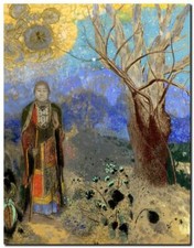 Odilon Redon Buddha Abstract Art CANVAS PRINT painting poster 8"X10"