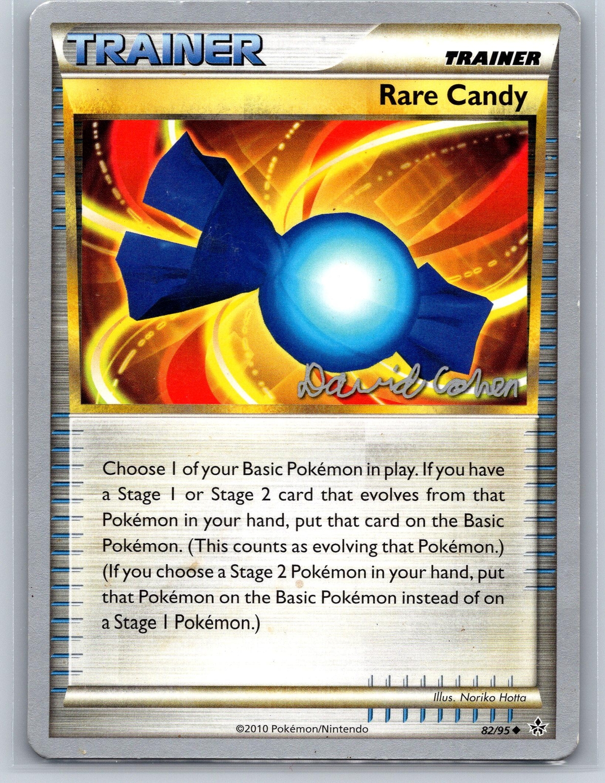 Rare Candy 82/95 Pokemon Unleashed 2011 World Championships Lightly played