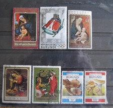 Burundi Briefmarken Sammlung Sondermarken  gestempelt