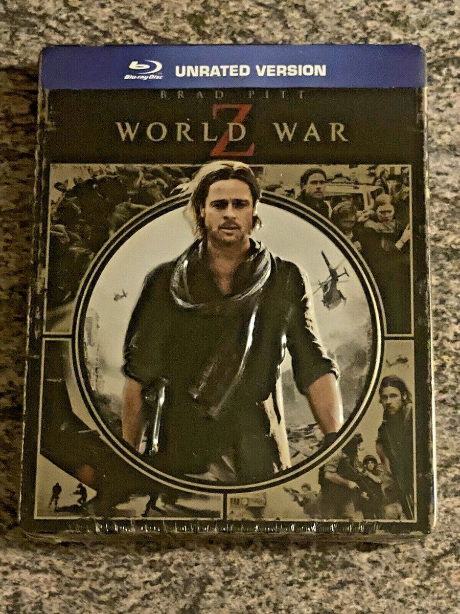 World War Z (Blu-ray, Limited Edition Steelbook, 2013 Brad