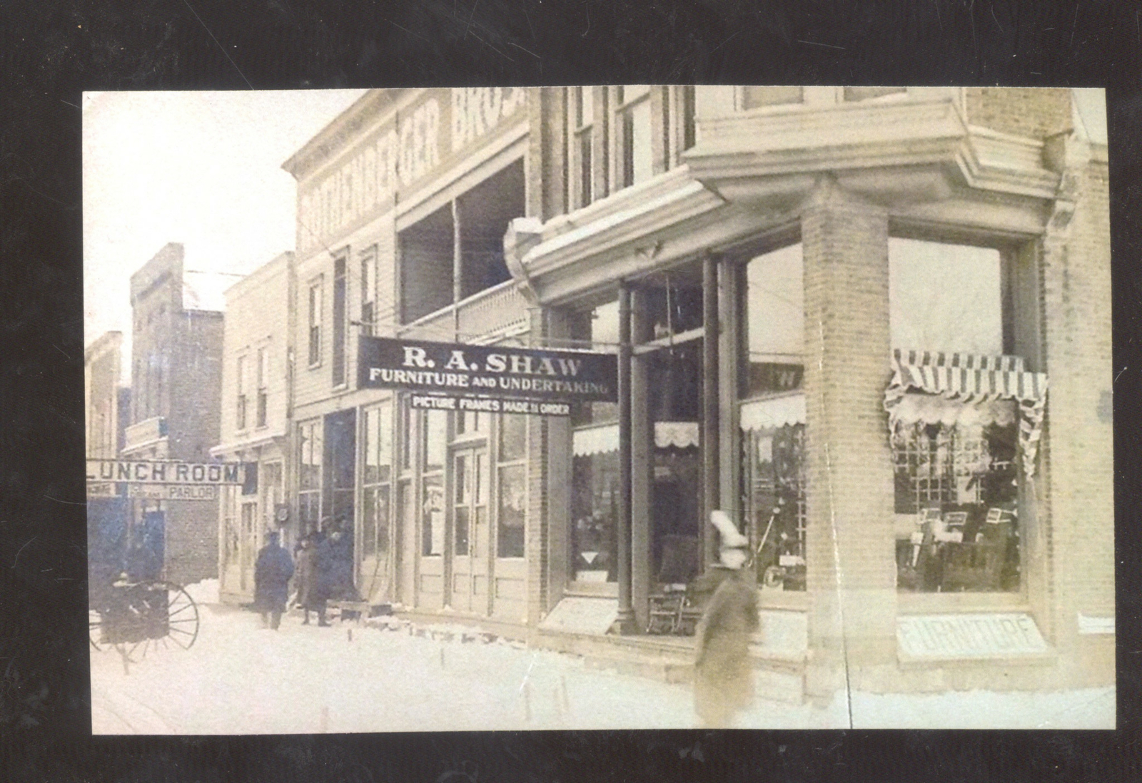 REAL PHOTO HOLGATE OHIO DOWNTOWN STORES STREET SCENE POSTCARD COPY eBay