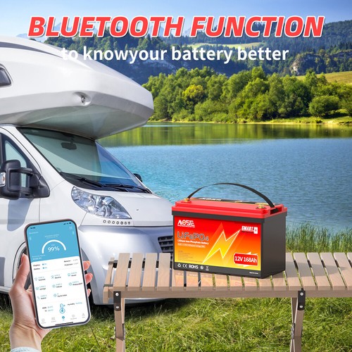 12V 24V 100Ah 168Ah 300Ah LiFePO4 Lithium Battery Deep Cycle BMS Solar RV Marine - Picture 149 of 152