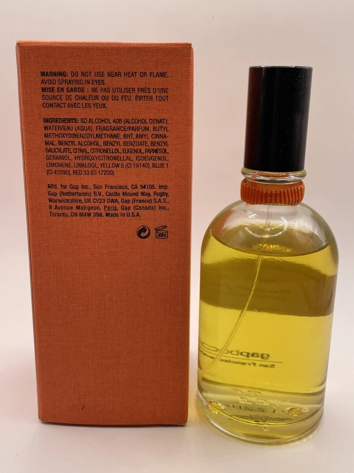 Gapbody Mandarin Jasmine Eau De Toilette 3,4 oz/100 ml #994 - NUEVO EN CAJA Foto 2 de 4