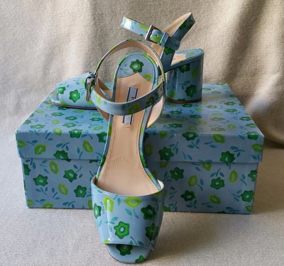 Prada Floral Sandals Outlet Store, UP 