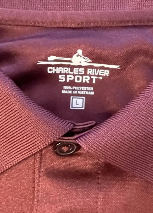 Polo Charles River Sport Hombre Rojo Talla Grande Manga Corta - Nuevo con etiqueta Foto 4 de 4