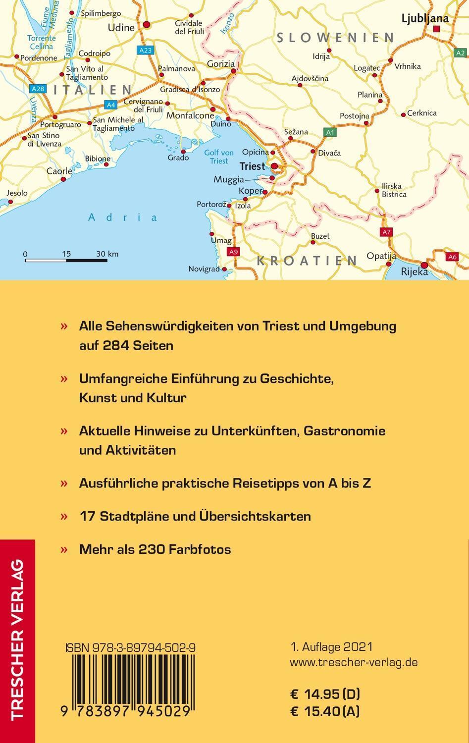 Thumbnail - Reiseführer Triest Matthias Jacob Taschenbuch Trescher-reihe Reisen