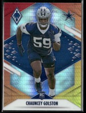 2021 Panini Phoenix #185 Chauncey Golston Fire Burst Dallas Cowboys