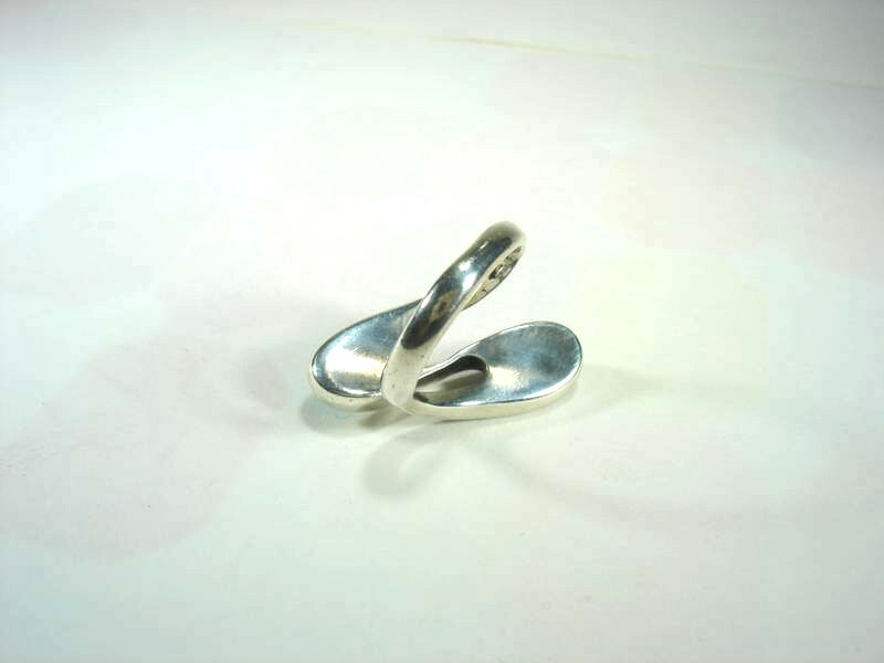 SILVER and TURQUOISE Ring - Solid Sterling Silver… - image 11