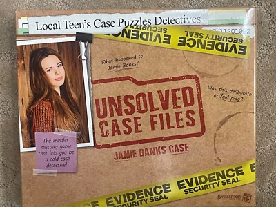 Unsolved Case Files Game Jamie Banks Cold Case Murder Mystery Detective NEW