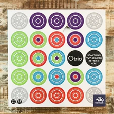 Otrio Wooden Game by Marbles Brain Workshop 2-4 Players - 100% Complete