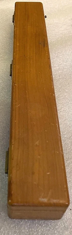 Caja de almacenamiento de agujas de tejer de madera vintage, 8 pares, 11 agujas individuales + más Foto 4 de 4