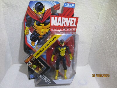 Marvel Universe 3.75'' Nighthawk action figure.  Hasbro 