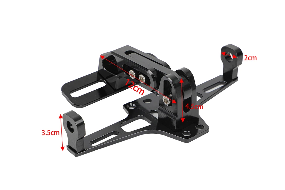 Soporte de matrícula LED luz trasera para Kawasaki Ninja 300 400 500 650 Foto 2 de 4