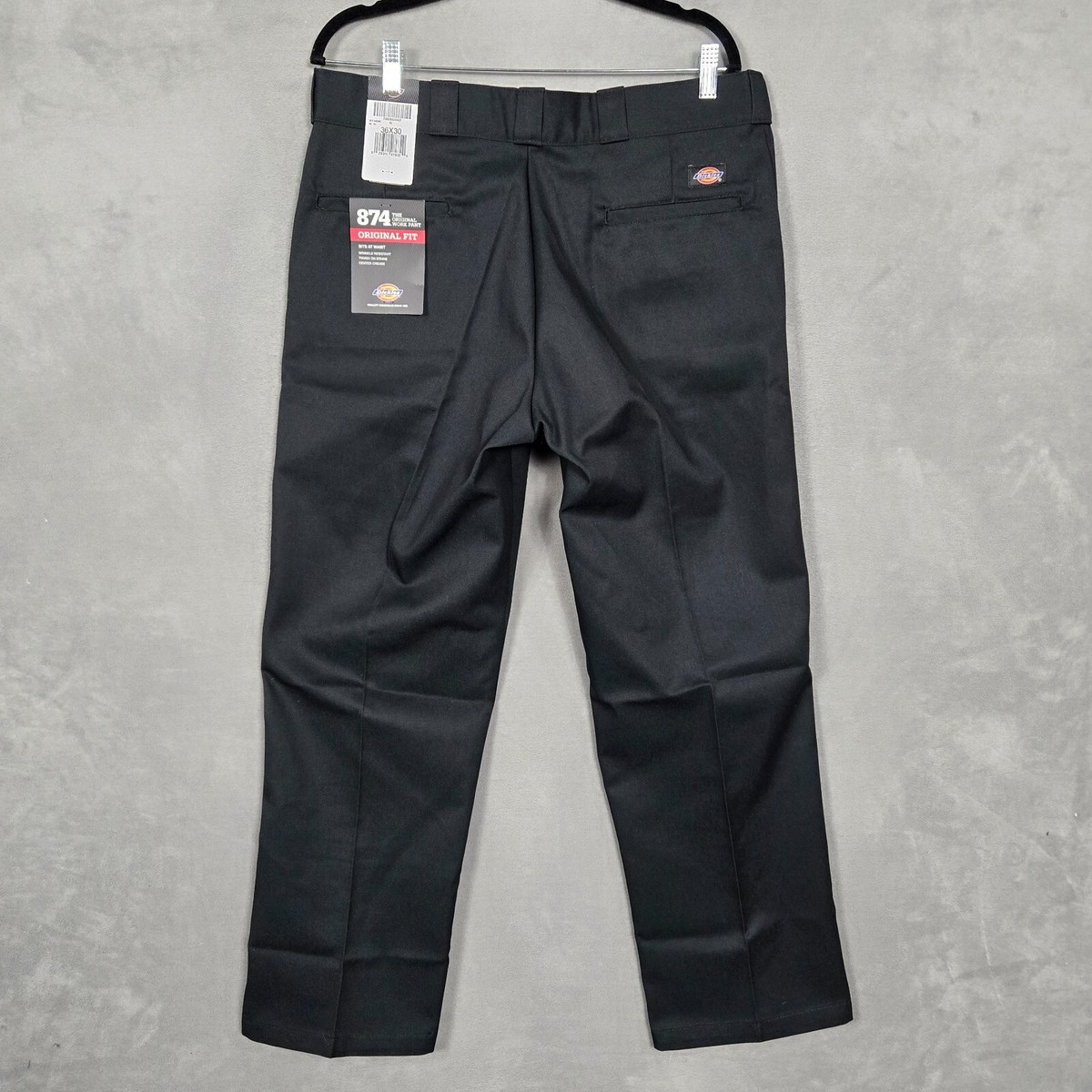 90s Dickies 874 USA製 BLACK W32 L30 Dickies 874 pants mens 36x30 The Original Fit Workwear Black