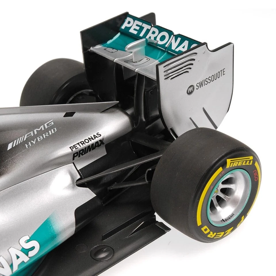 Mercedes W05 GP. Abu Dhabi N° 6 Nico Rosberg 2014, Minichamps 1:18 ED.LIM. 504un - Immagine 4 di 4