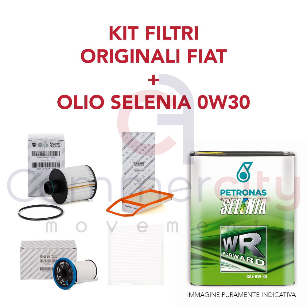 KIT TAGLIANDO 3 FILTRI JEEP RENEGADE 1.6 81KW 110CV DAL 2014 - Foto 4