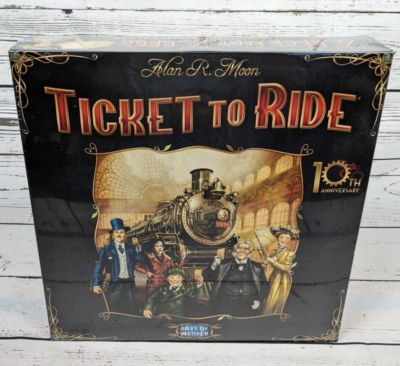 Ticket To Ride 10th Anniversary Edition Board Game Alan R Moon NIS 