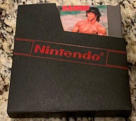 Rambo NES Authentic Video Game Tested (Nintendo Entertainment System, 1988)