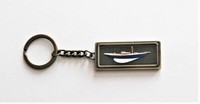 SchlüSselanhäNger Maritim Halbrumpfmodell Ca. 11 Cm Messing Antik