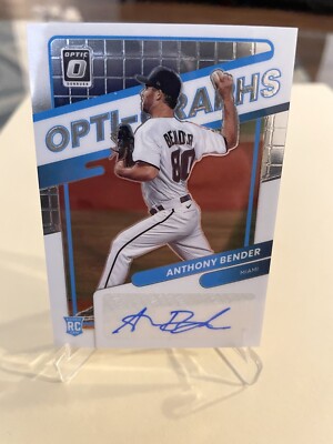 2022 Donruss Optic Anthony Bender Rookie Autograph #OG-AB Opti-Graphs