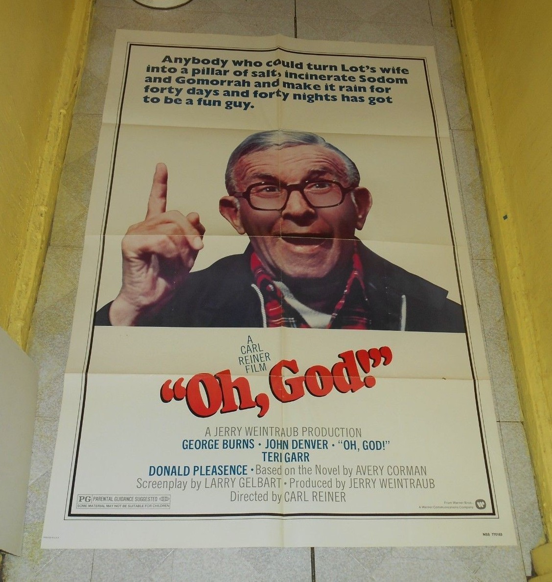 original OH GOD one-sheet movie poster | eBay
