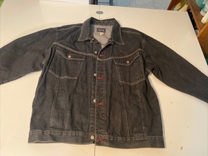 black jean jacket 3xl