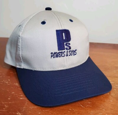 Powers & Sons Hat Two Tone Snapback Cap Midwest Construction Local Advertising
