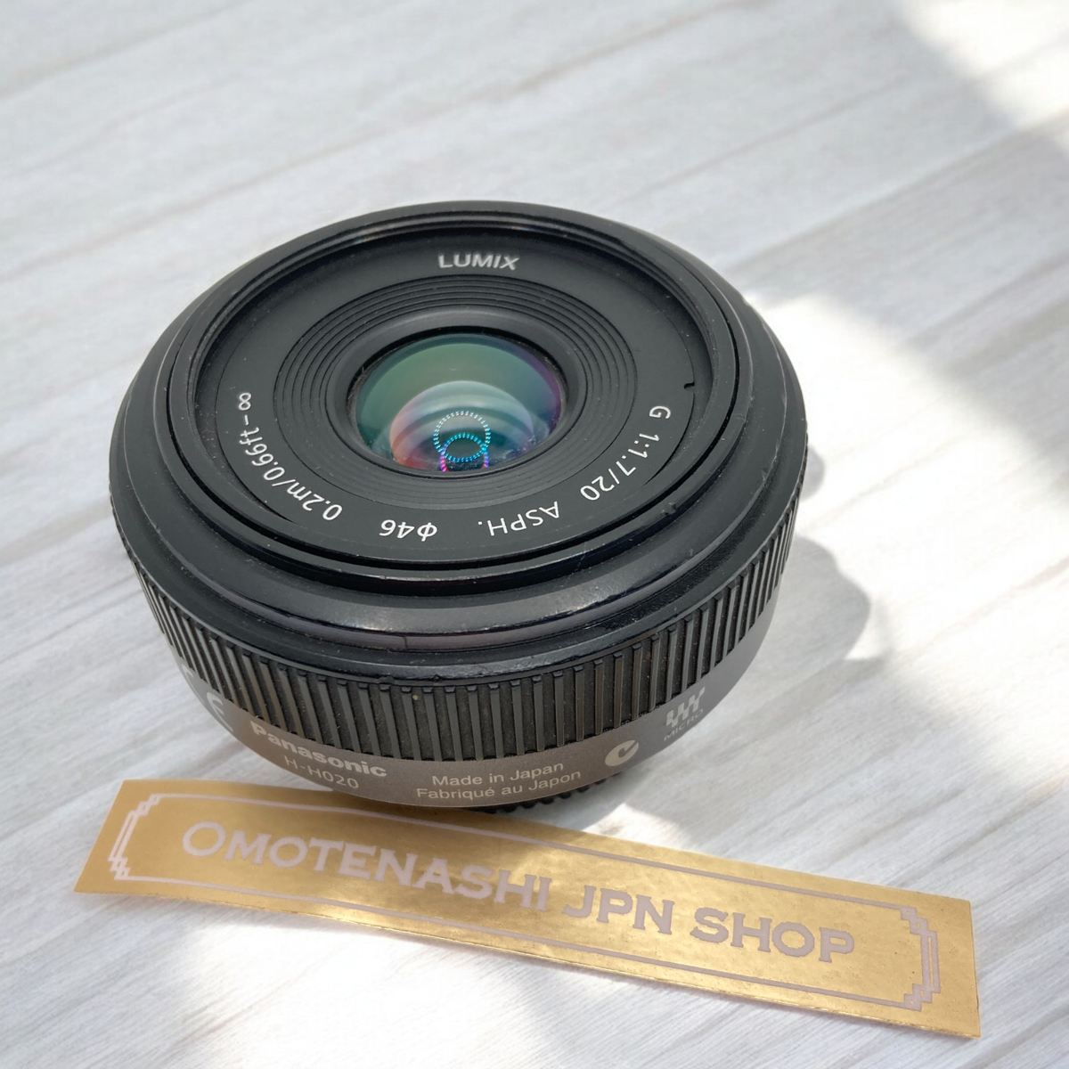 Panasonic Lumix G 20mm/F1.7 ASPH. H-H020 Wide-Angle Pancake Lens