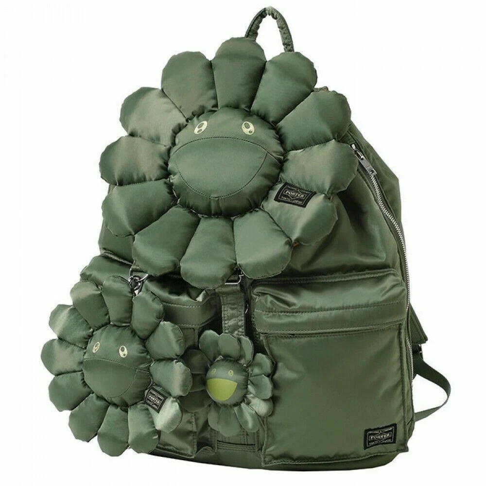 PORTER x Takashi Murakami kaikaikiki Flower Weist Bag Khaki Limited Yoshida  JP