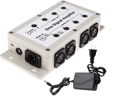8 Channel Output DMX DMX512 LED Controller Signal Amplifier Splitter Distributor