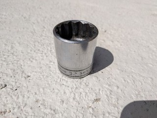 Snap on SWM321 Unità 1/2" 32mm Cromata Poco Profonda Presa 12 Punti Vintage USA
