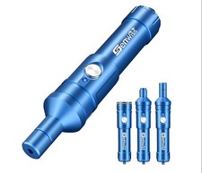 Dive Light 2000 Lumen Scuba Diving Flashlight Adjust. Beam IP68 Waterproof- Blue