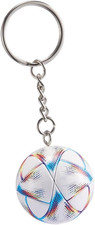 Soccer Ball Keychain, Mini Football Key Ring, Sports Fan Gift, World Cup Souveni
