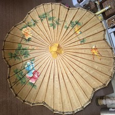 Vintage Umbrella Collectible Japanese Or Chinese Handmade/hand painted