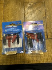 Monster Cable 24K gold speaker cable connecto...