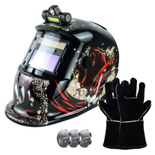 Auto Darkening Welding Helmet, True Color Solar Powered