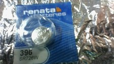 Renata 396 Button Cell Watch Battery .