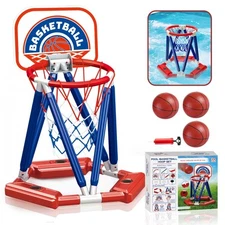 Pool Basketball Hoop Floating Toys: Stable on Water & Easy Set Up - Floating ...