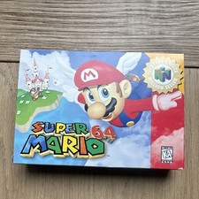 Nintendo Super Mario 64 N64 NTSC-U/C Complete in Box w/ Manual Insert